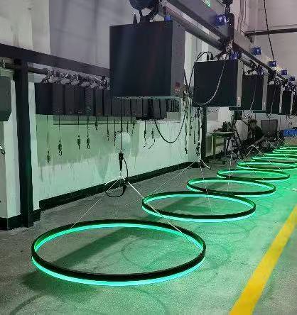 Kinetiska LED-ljus för scen